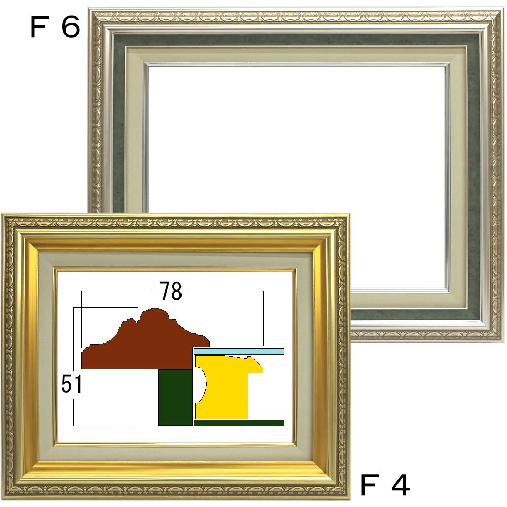 油絵額・日本画額(キャンバス・パネル額)、273×455(M8)の一覧 | 額縁のタカハシ