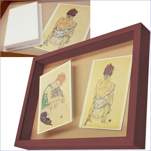 逆立ちをする人　絵画　額縁入り　M.Onishi 出展作品紹介｜国貞『辰巳八景ノ内 櫓下の迎い』 ⁡ 江戸・深川