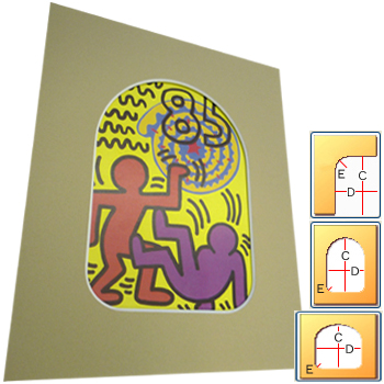 デザインカット形状 A100