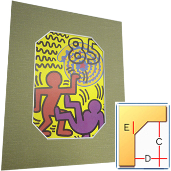 デザインカット形状 B110