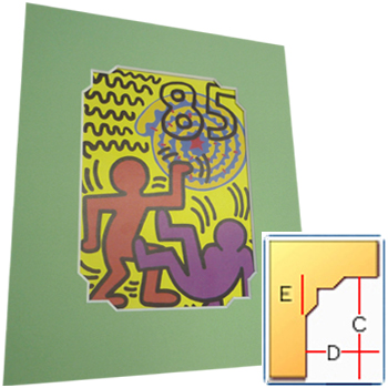 デザインカット形状 B140