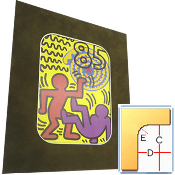 デザインカット形状 B150