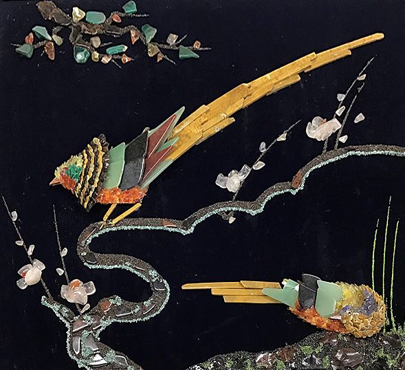 お父様からの贈り物「貴石画」(2022年10月 OA) | 額縁のタカハシ