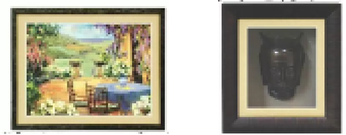 額縁にマットをつける（狭く）