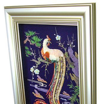 貴石画 既製額を利用