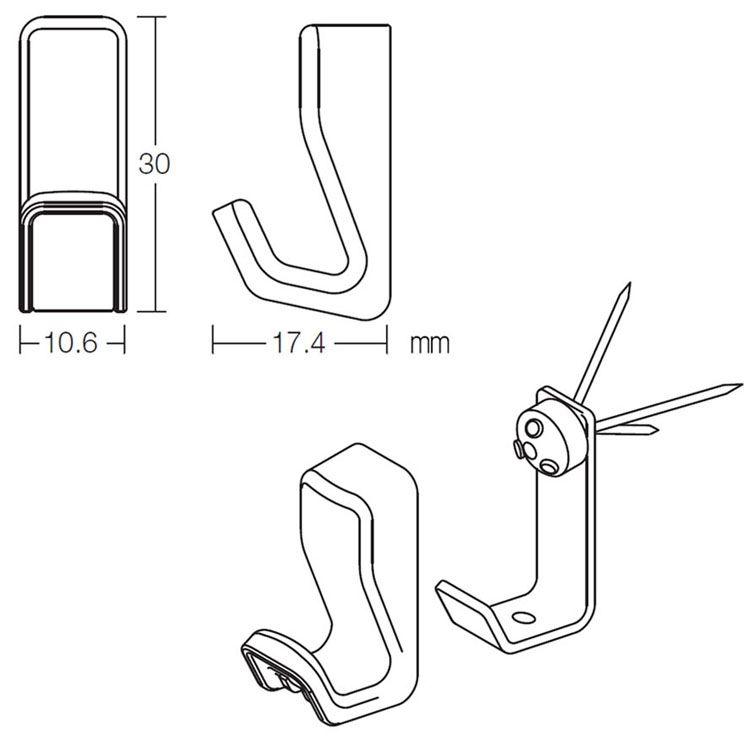 詳細画像9 吊金具 ボルダーフック[A]