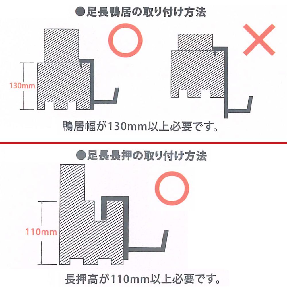 詳細画像8 足長額受金具