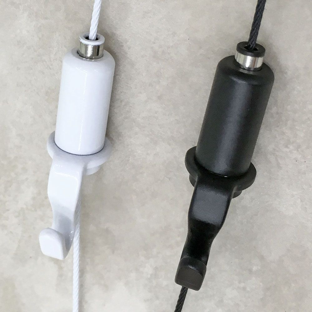 詳細画像2 ループ式ワイヤー 白&黒