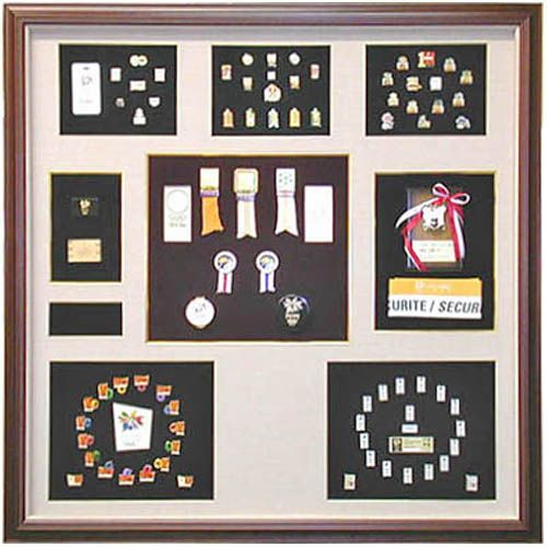 ピンバッジ額装 深型