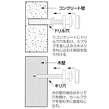 詳細画像10 額吊金具 洋額フック(飾鋲フック)