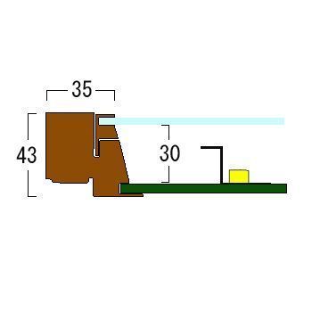 額装実例6 柔道着上下 既製額