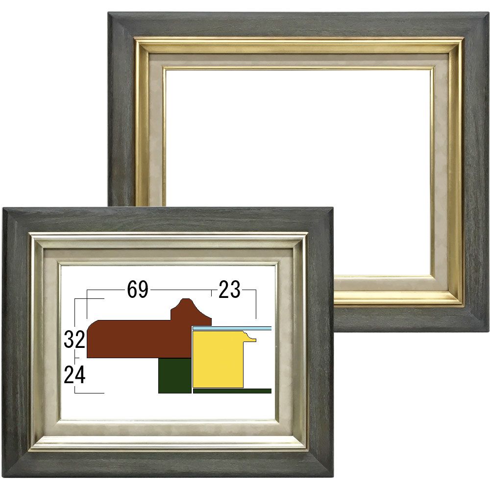 詳細画像 油絵額縁 7751