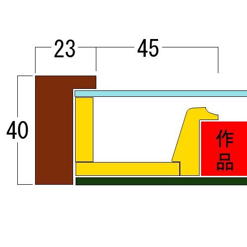 詳細画像10 油絵額縁 3441N