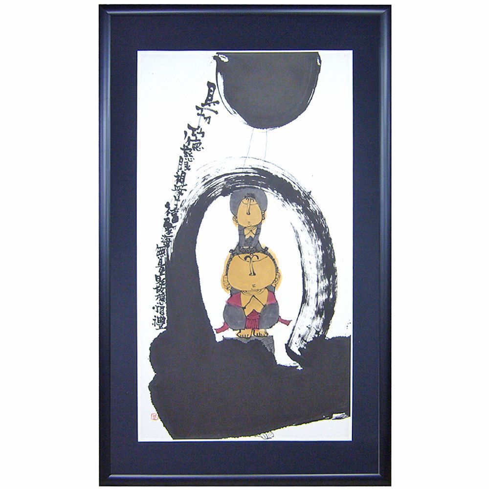 墨彩画 地蔵 本庄基晃