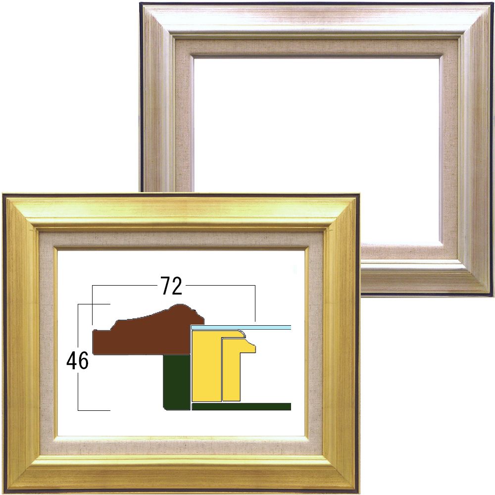 T 茶 P20の大きさの絵を入れる額 値引 T P20の大きさの絵を入れる額 茶様専用 額縁 - 額縁
