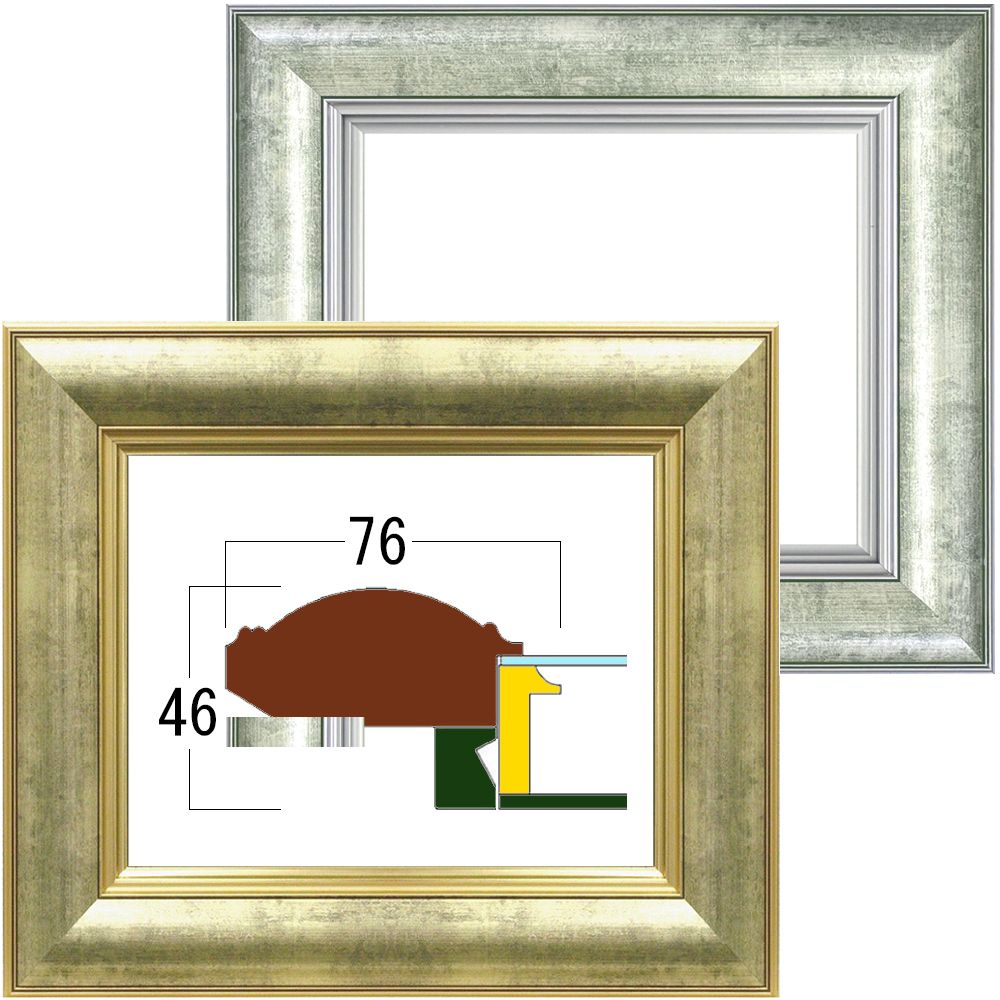 詳細画像 油絵額縁 3474