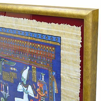大型 額縁 エジプトパピルス 額縁入りエジプトのパピルス画 - メルカリ