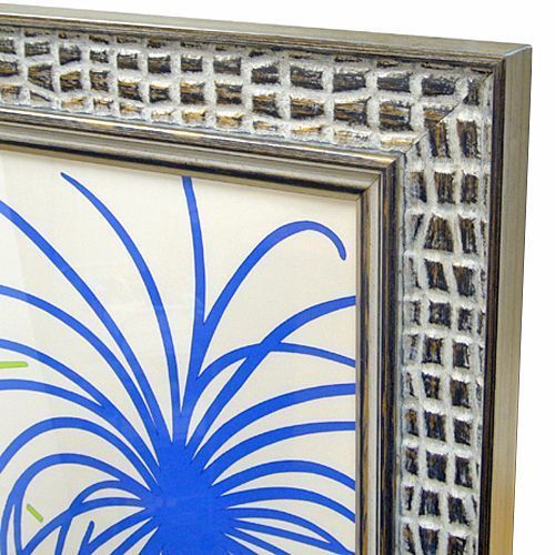 額装実例2 エルメススカーフ 花火