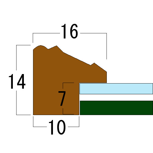 詳細画像9 遺影用写真立 五分入山