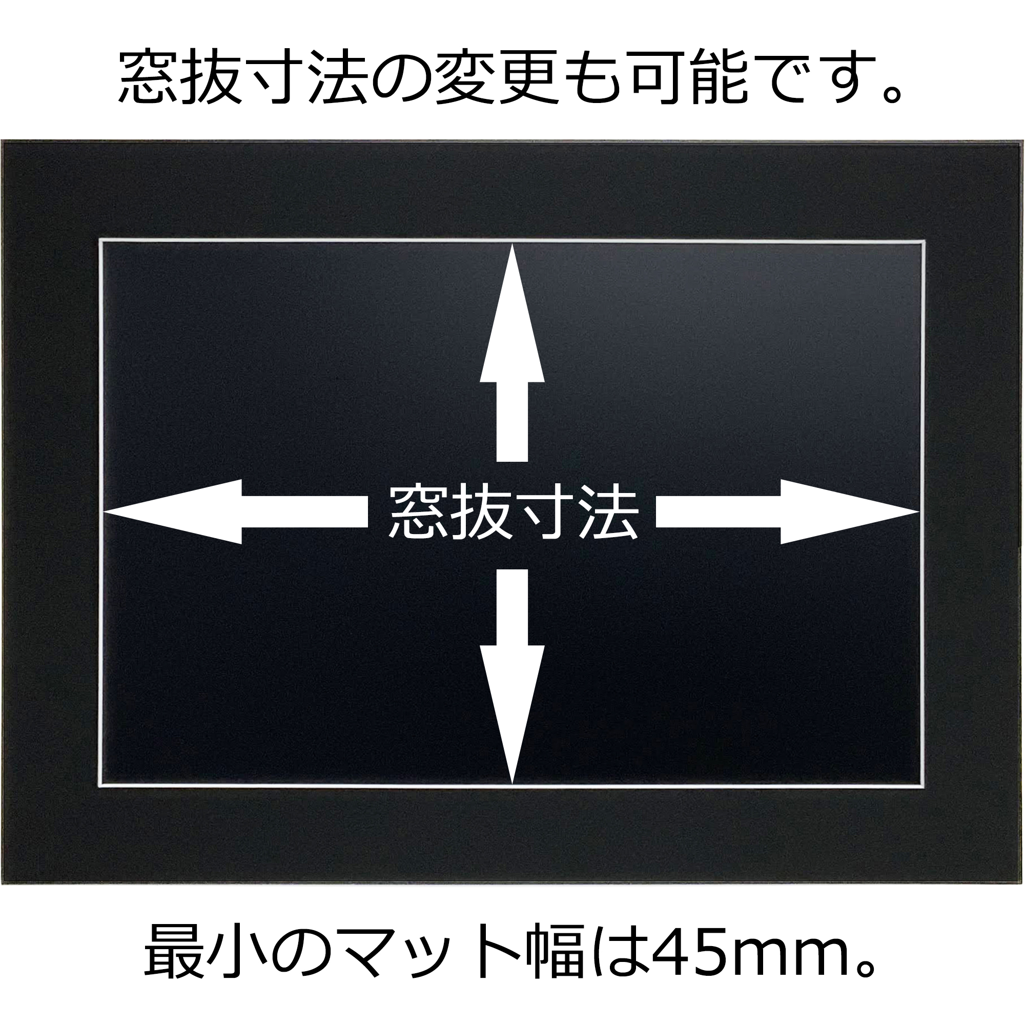 詳細画像5 写真パネル用 交換マットのみ