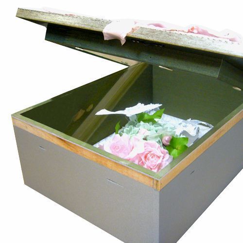 額装実例3 花瓶 花 蝶