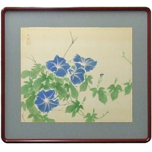 日本画 朝顔
