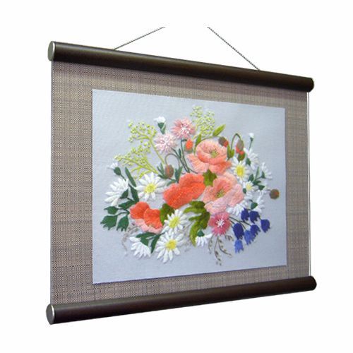 刺繍 ファブリックパネル