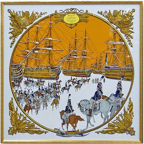 スカーフ トリミングして