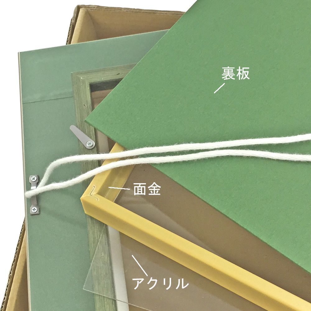 詳細画像6 油絵額縁 3476