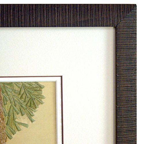 日本刺繍 親子鹿