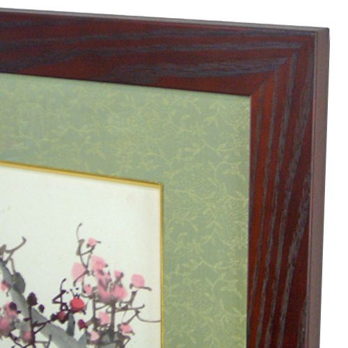 紅白梅の墨彩画 王 成喜