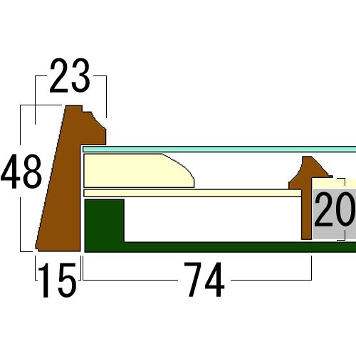詳細画像10 日本画額縁 V-36