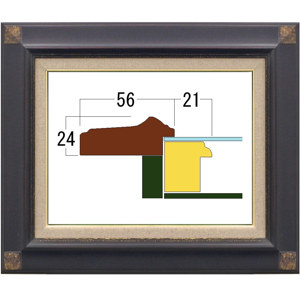 詳細画像 油絵額縁 7722