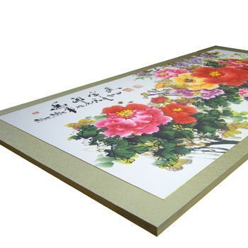 額装実例3 墨彩画 中国お土産