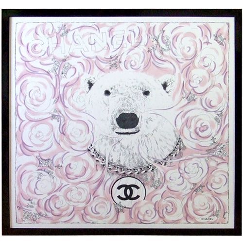 白熊スカーフ シャネル