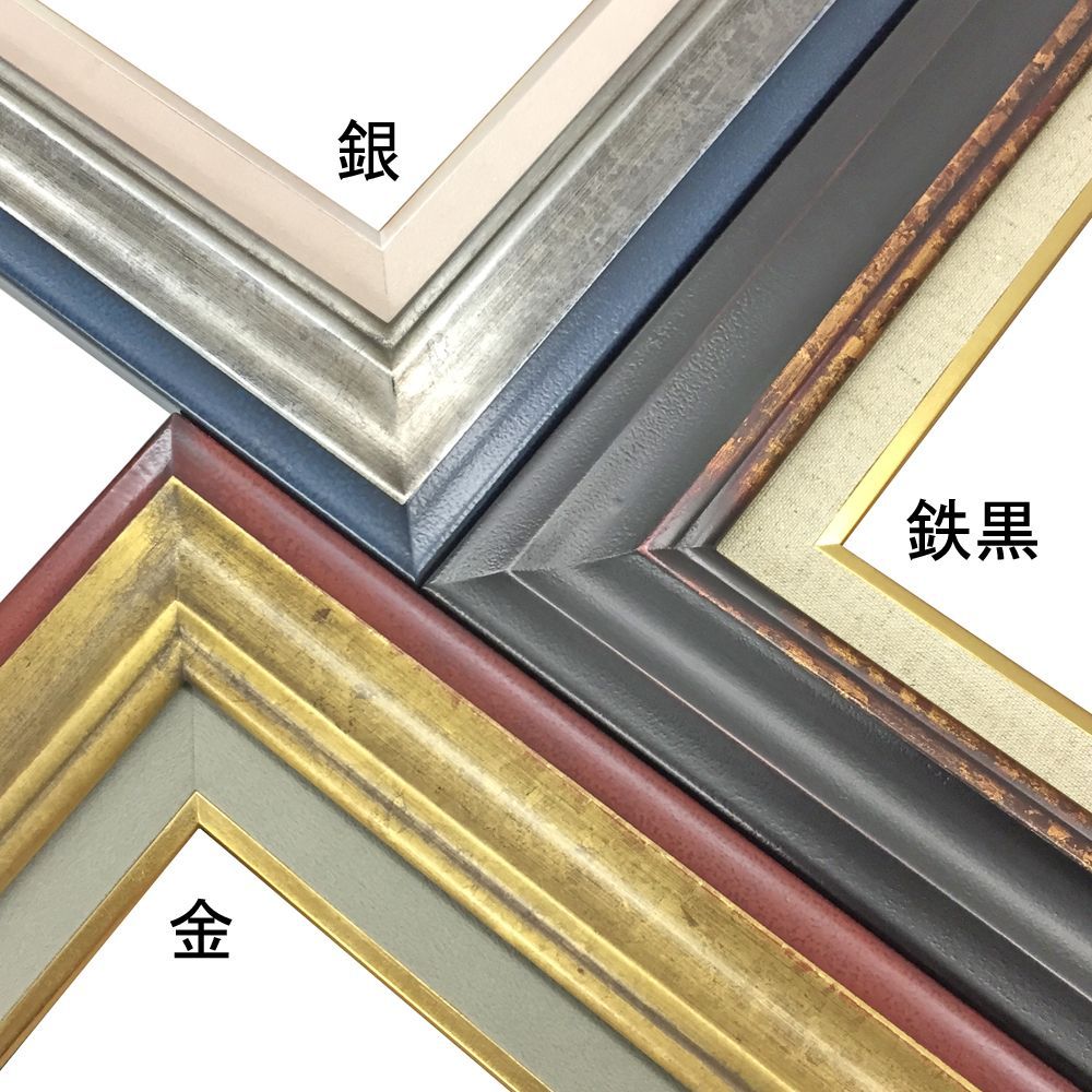 アンティークな額縁。マット材にも注目!こだわりデザインの意欲的な油絵額