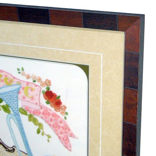 刺繍 こだわりのWマット