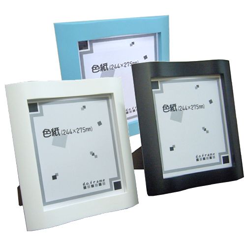 色紙額 4877(スタンド付) ウェーブ形状のフレームが特徴的なスタンド