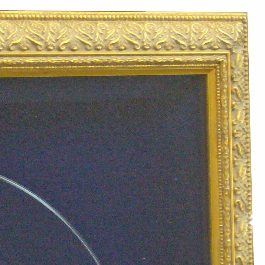 ガラスプレートを額縁に