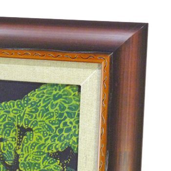 バリ島の染色画