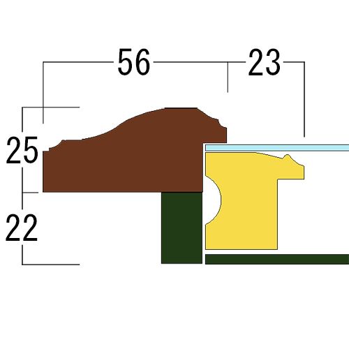 詳細画像10 油絵額縁 8120