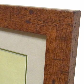 刺繍をダブルマットで