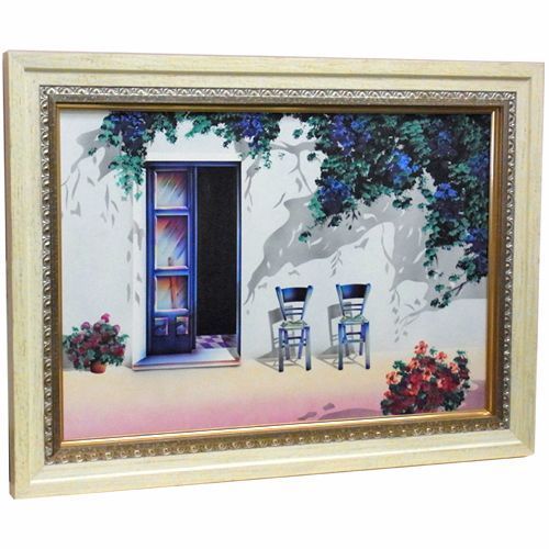 規格サイズ外の油絵