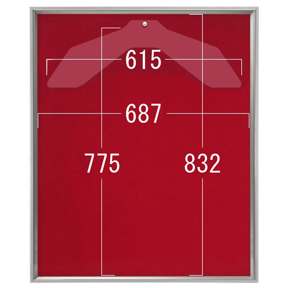 詳細画像5 ユニフォーム額 GT05・ビロード布