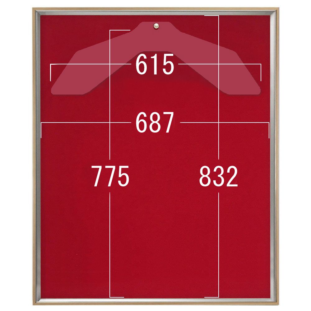 詳細画像5 ユニフォーム額 GT06・ビロード布