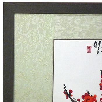 額装実例2 刺しゅう(表装付き)