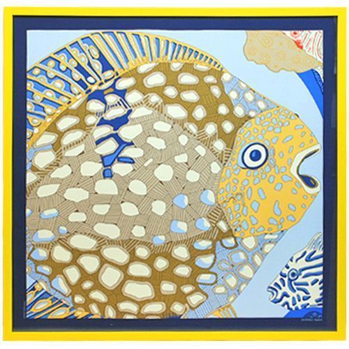 エルメスのスカーフ 魚