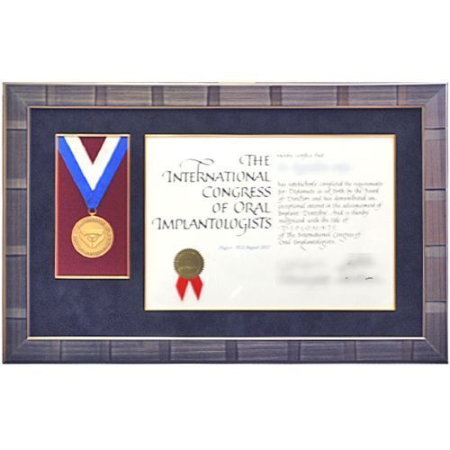 歯科インプラント認定証