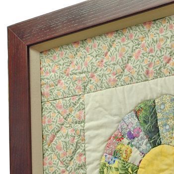 パッチワークを立体額に