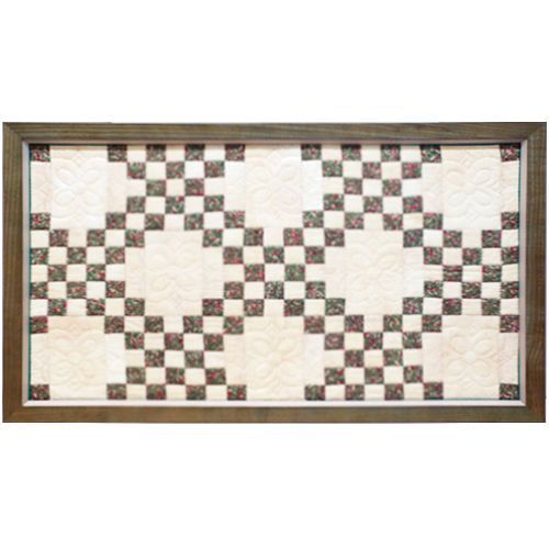 パッチワークを立体額に